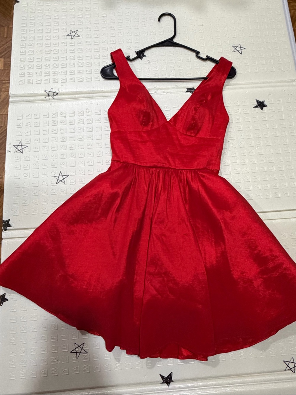 Red Sleeveless Fit & Flare Dress